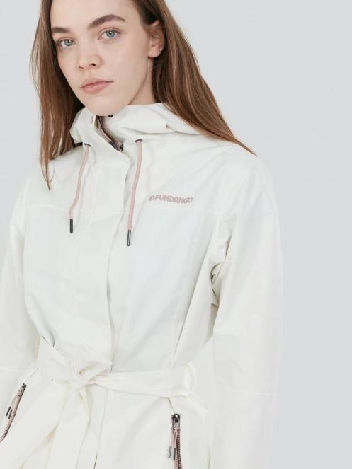 haine de ploaie pt. femei Fundango Regina II Waterproof Trench Jacket nisip 6