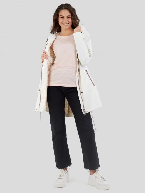 haine de ploaie pt. femei Fundango Regina II Waterproof Trench Jacket nisip 9