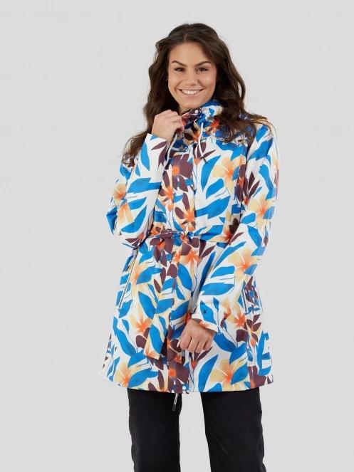 haine de ploaie pt. femei Fundango Regina II Waterproof Trench Jacket albastru 2