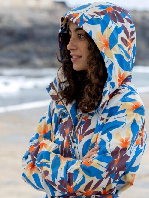 haine de ploaie pt. femei Fundango Regina II Waterproof Trench Jacket albastru 10