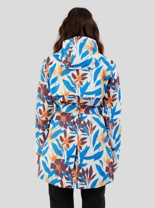 haine de ploaie pt. femei Fundango Regina II Waterproof Trench Jacket albastru 3