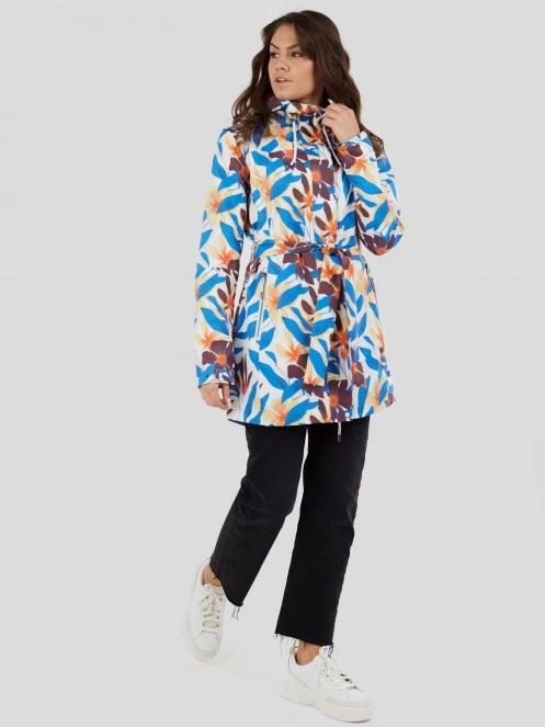 haine de ploaie pt. femei Fundango Regina II Waterproof Trench Jacket albastru 4