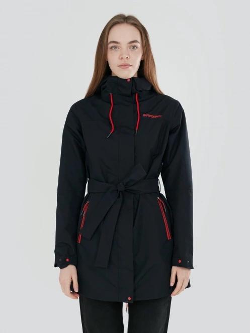 haine de ploaie pt. femei Fundango Regina II Waterproof Trench Jacket albastru inchis 2