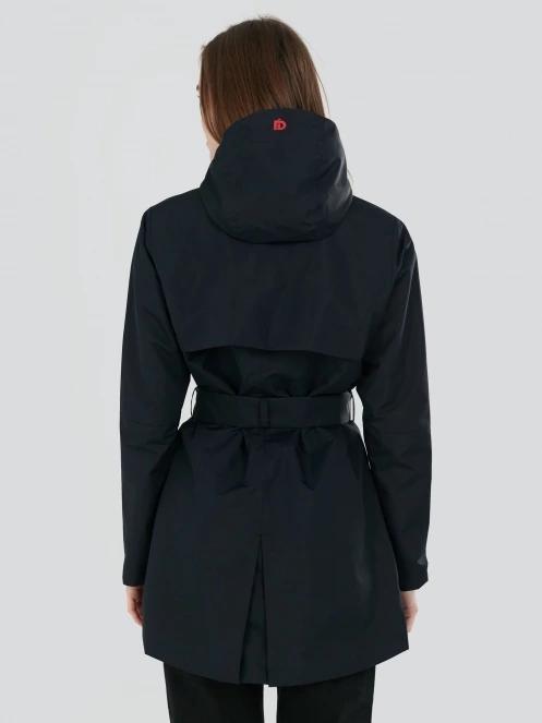 haine de ploaie pt. femei Fundango Regina II Waterproof Trench Jacket albastru inchis 3