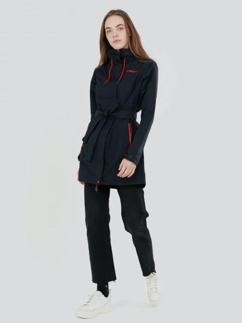 haine de ploaie pt. femei Fundango Regina II Waterproof Trench Jacket albastru inchis 4