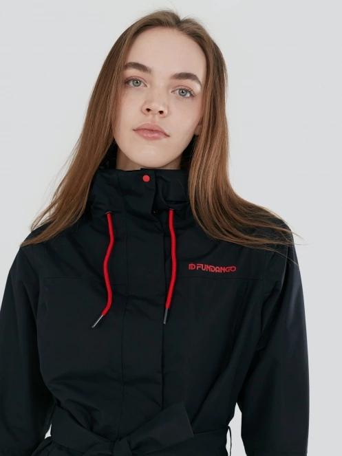 haine de ploaie pt. femei Fundango Regina II Waterproof Trench Jacket albastru inchis 6