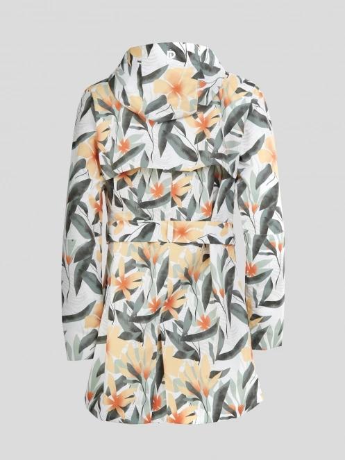 haine de ploaie pt. femei Fundango Regina II Waterproof Trench Jacket alb 11