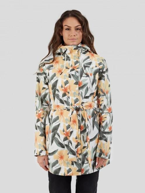 haine de ploaie pt. femei Fundango Regina II Waterproof Trench Jacket alb 2