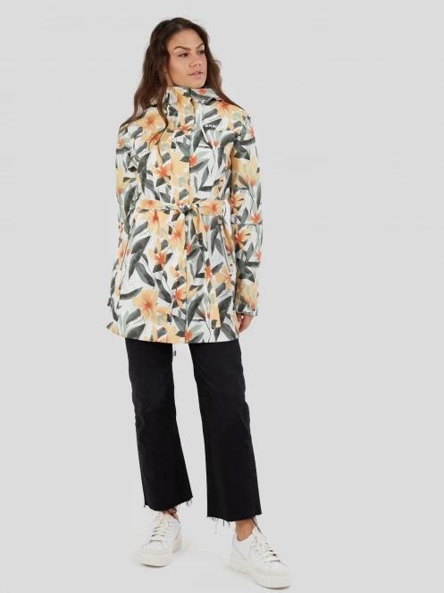 haine de ploaie pt. femei Fundango Regina II Waterproof Trench Jacket alb 4