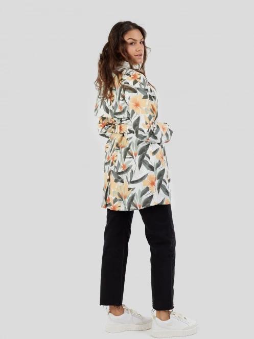 haine de ploaie pt. femei Fundango Regina II Waterproof Trench Jacket alb 5