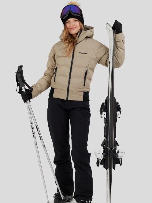 geaca de schi matlasata pt. femei Fundango Zina Padded Jacket nisip 4