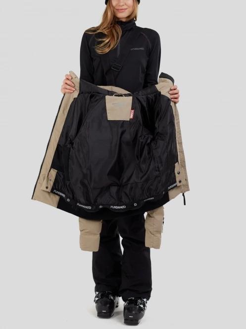geaca de schi matlasata pt. femei Fundango Zina Padded Jacket nisip 5
