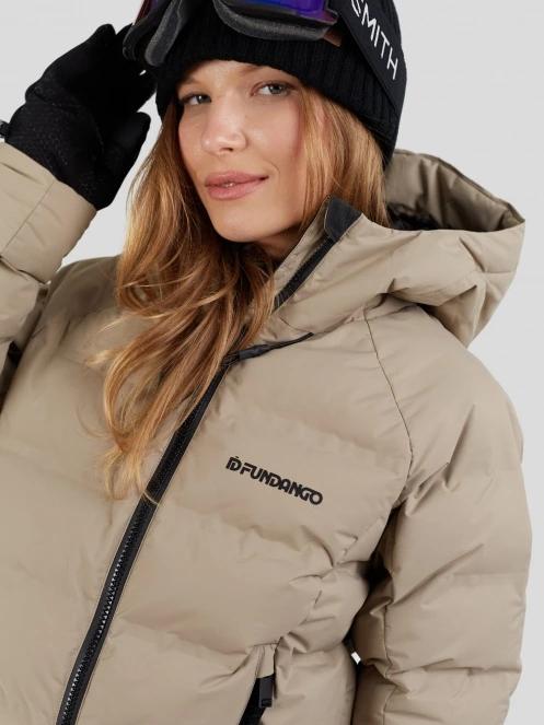 geaca de schi matlasata pt. femei Fundango Zina Padded Jacket nisip 10