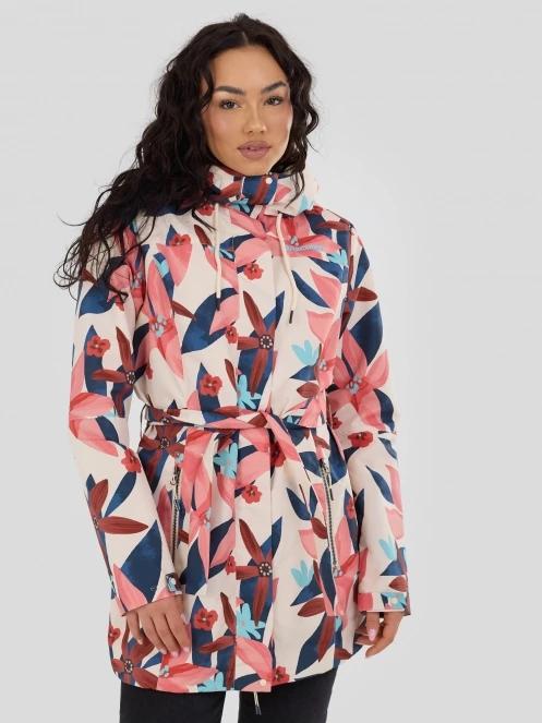 haine de ploaie pt. femei Fundango Regina III Waterproof Trench Jacket nisip 2