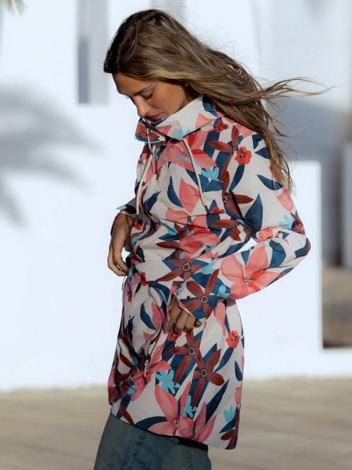 haine de ploaie pt. femei Fundango Regina III Waterproof Trench Jacket nisip 9