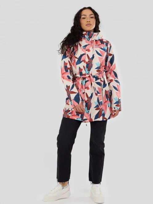 haine de ploaie pt. femei Fundango Regina III Waterproof Trench Jacket nisip 5