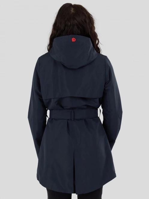 haine de ploaie pt. femei Fundango Regina III Waterproof Trench Jacket albastru inchis 3