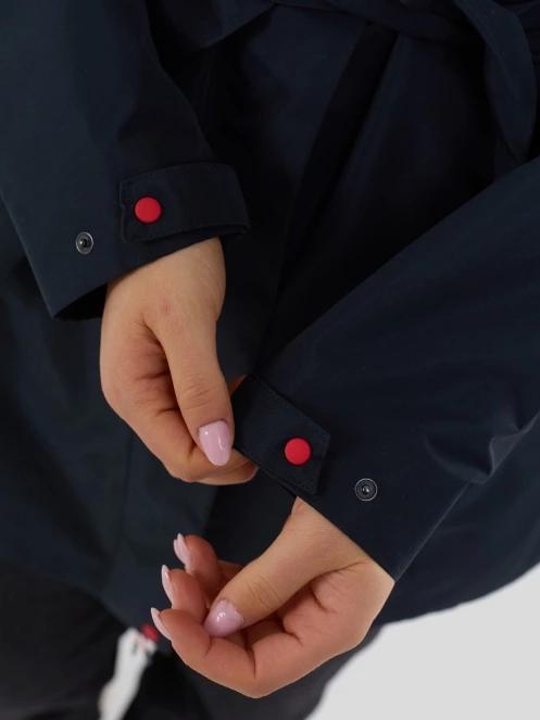 haine de ploaie pt. femei Fundango Regina III Waterproof Trench Jacket albastru inchis 9