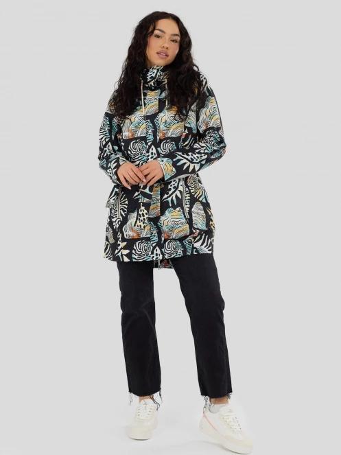 haine de ploaie pt. femei Fundango Regina III Waterproof Trench Jacket negru 4