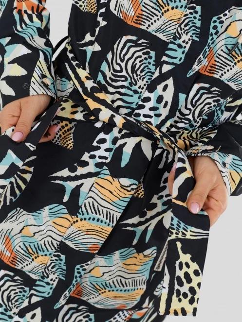 haine de ploaie pt. femei Fundango Regina III Waterproof Trench Jacket negru 5