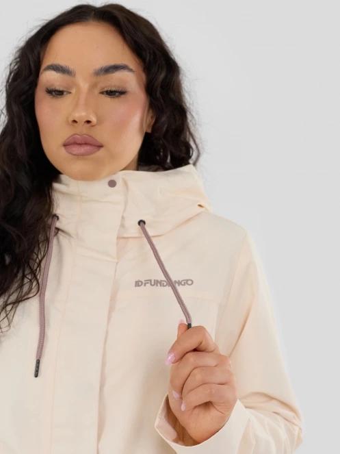 haine de ploaie pt. femei Fundango Regina III Waterproof Trench Jacket nisip 5