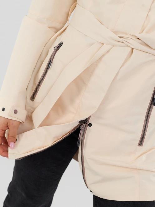 haine de ploaie pt. femei Fundango Regina III Waterproof Trench Jacket nisip 6