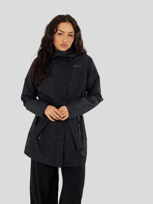 haine de ploaie pt. femei Fundango Regina III Waterproof Trench Jacket negru 6