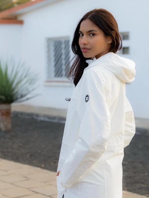 haine de ploaie pt. femei Fundango Yuma Raincoat alb 8