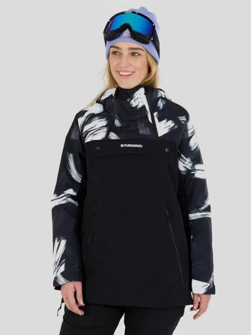 geaca de schi pt. femei Fundango Fayette ECO Anorak negru 2