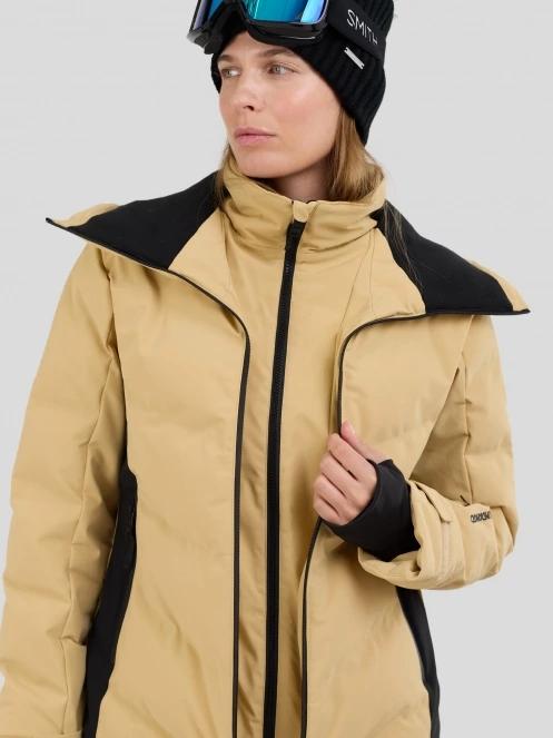 geaca de schi matlasata pt. femei Fundango Moira Padded Jacket nisip 10