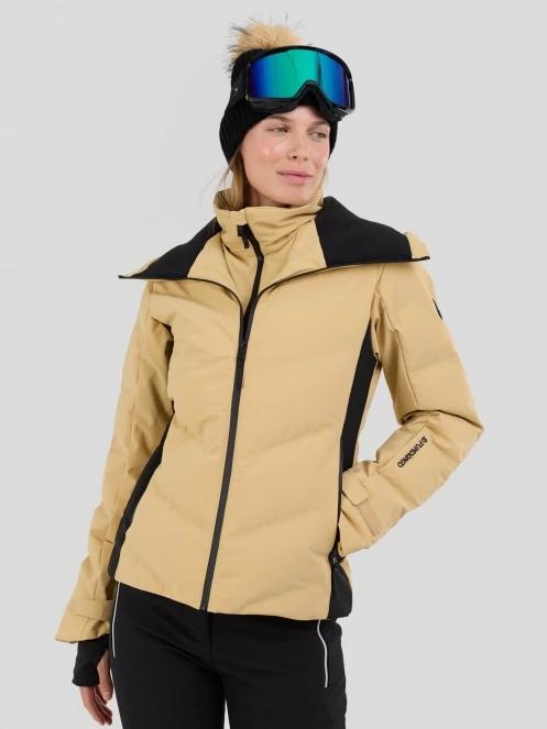 geaca de schi matlasata pt. femei Fundango Moira Padded Jacket nisip 2