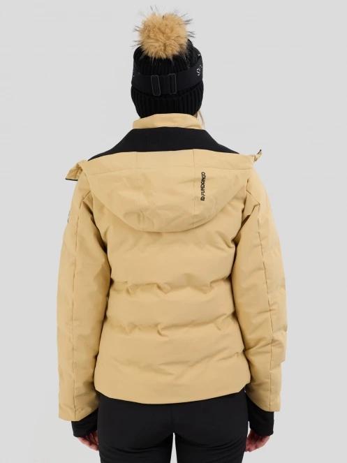 geaca de schi matlasata pt. femei Fundango Moira Padded Jacket nisip 3