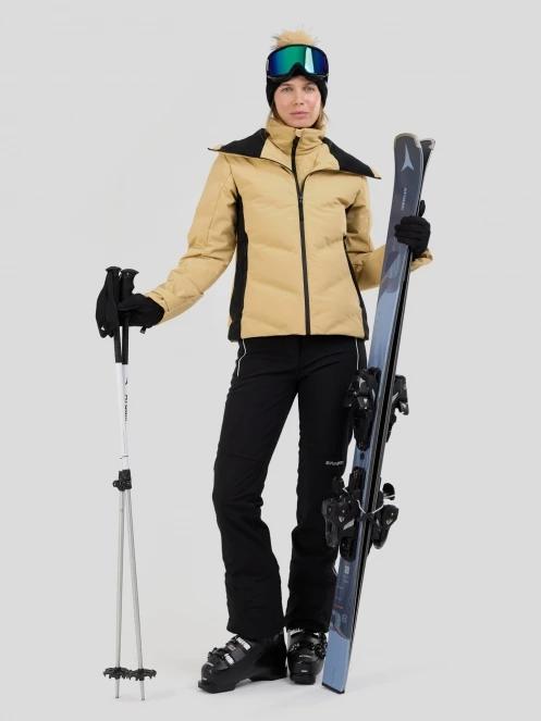 geaca de schi matlasata pt. femei Fundango Moira Padded Jacket nisip 4