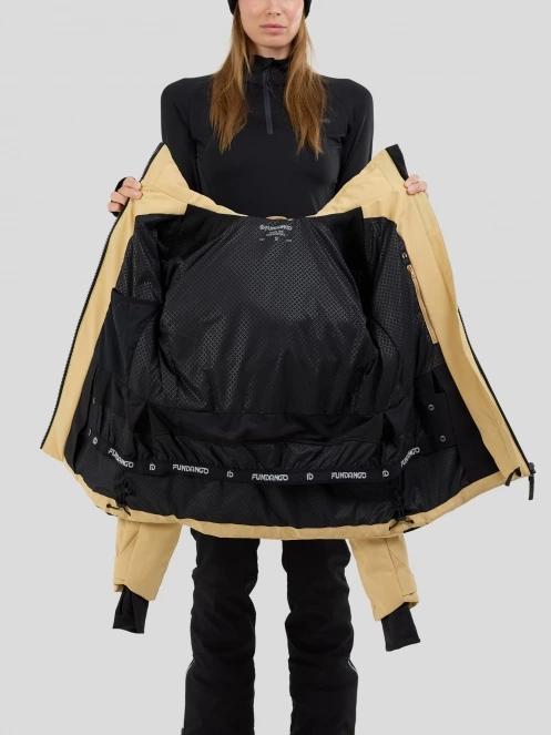 geaca de schi matlasata pt. femei Fundango Moira Padded Jacket nisip 5