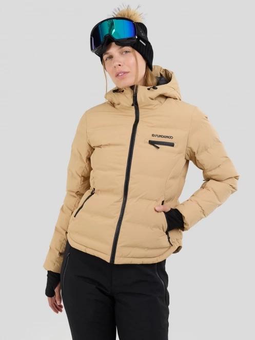 geaca de schi matlasata pt. femei Fundango Rodney Padded Jacket nisip 2