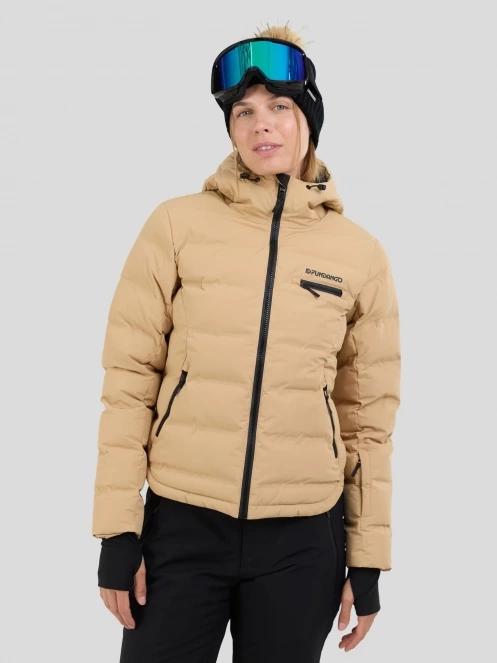 geaca de schi matlasata pt. femei Fundango Rodney Padded Jacket nisip 5