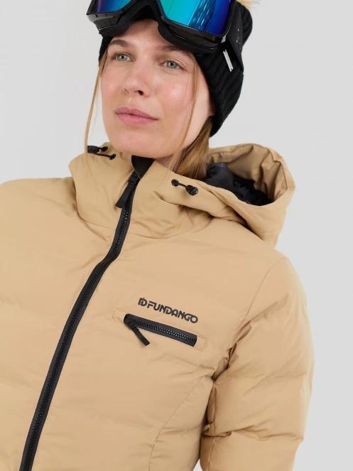 geaca de schi matlasata pt. femei Fundango Rodney Padded Jacket nisip 6