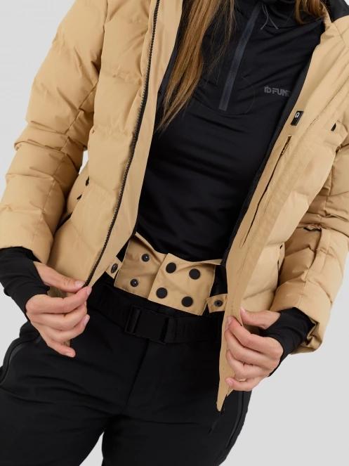 geaca de schi matlasata pt. femei Fundango Rodney Padded Jacket nisip 9