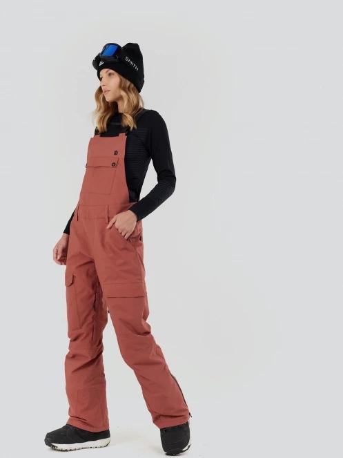 pantaloni de schi pt. femei Fundango Sakura ECO Bib Pants roz 3
