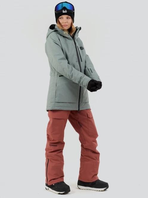 pantaloni de schi pt. femei Fundango Sakura ECO Bib Pants roz 6