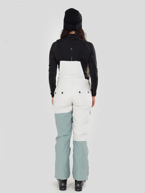 salopeta de schi pt. femei Fundango Sakura ECO Bib Pants verde 3