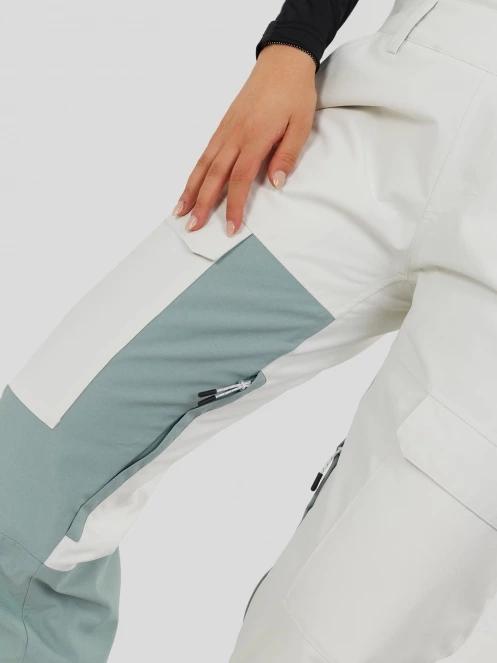 salopeta de schi pt. femei Fundango Sakura ECO Bib Pants verde 9