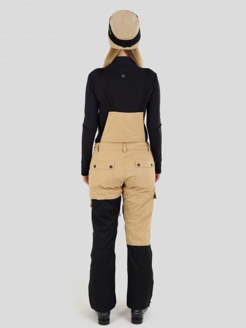 pantaloni de schi pt. femei Fundango Sakura ECO Bib Pants nisip 3