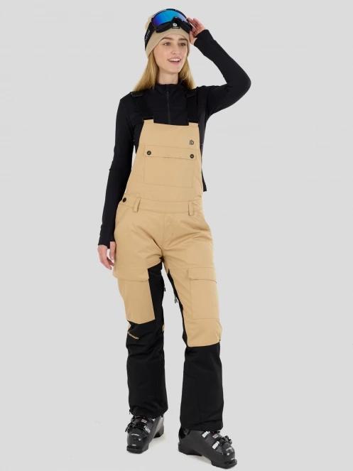 pantaloni de schi pt. femei Fundango Sakura ECO Bib Pants nisip 5