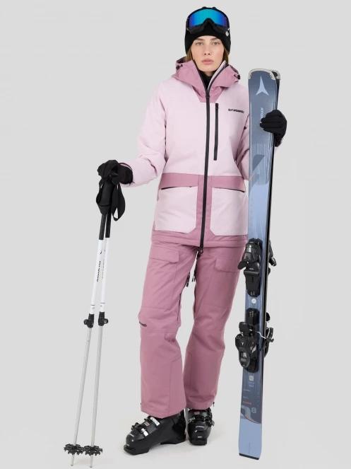 pantaloni de schi pt. femei Fundango Sakura ECO Bib Pants roz 9