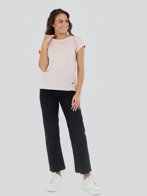 tricou cu maneci scurte pt. femei Fundango Amira T-shirt roz 4