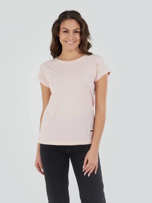tricou cu maneci scurte pt. femei Fundango Amira T-shirt roz 5