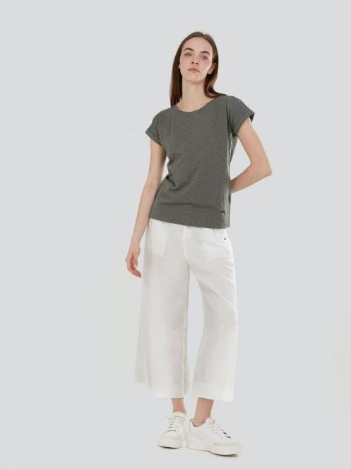 tricou cu maneci scurte pt. femei Fundango Amira T-shirt oliv 4