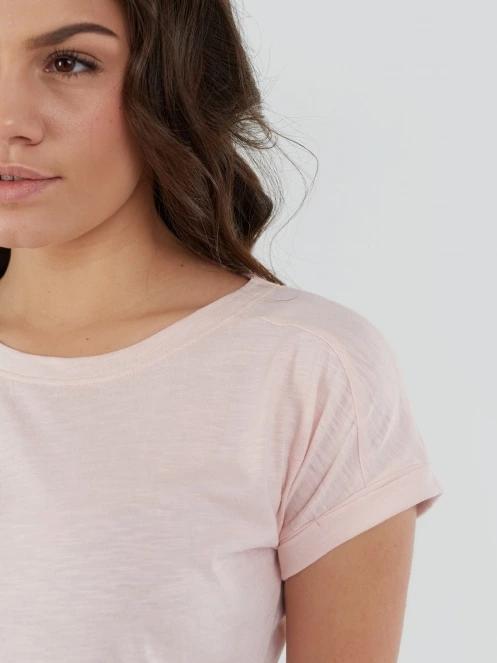 tricou cu maneci scurte pt. femei Fundango Amira T-shirt roz 7
