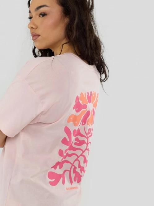 tricou cu maneci scurte pt. femei Fundango Sunshine II Surf-T roz 7